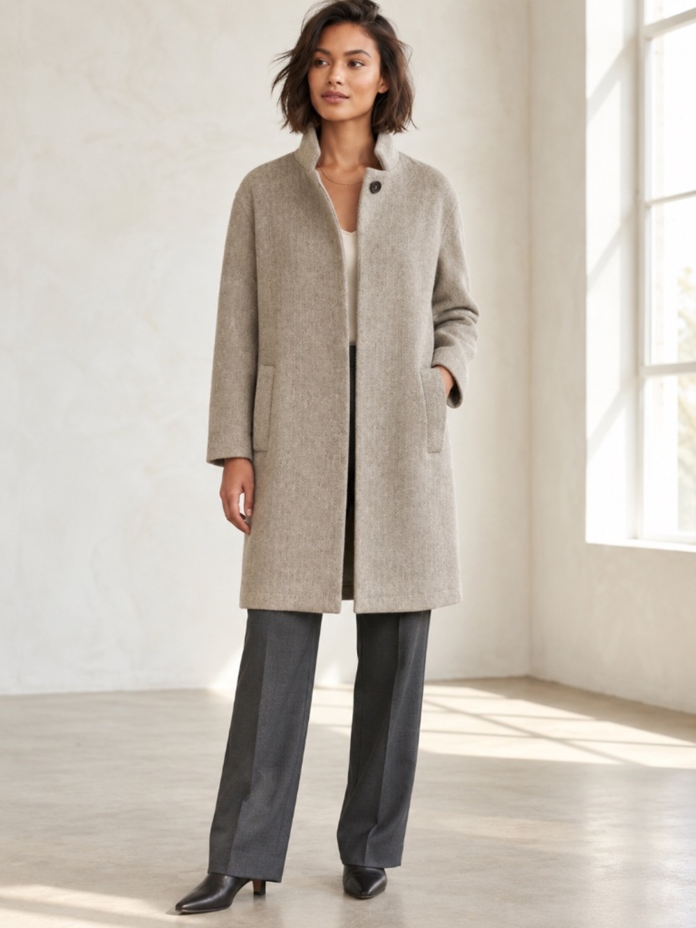 Local Italy Alpaca/Wool Coat